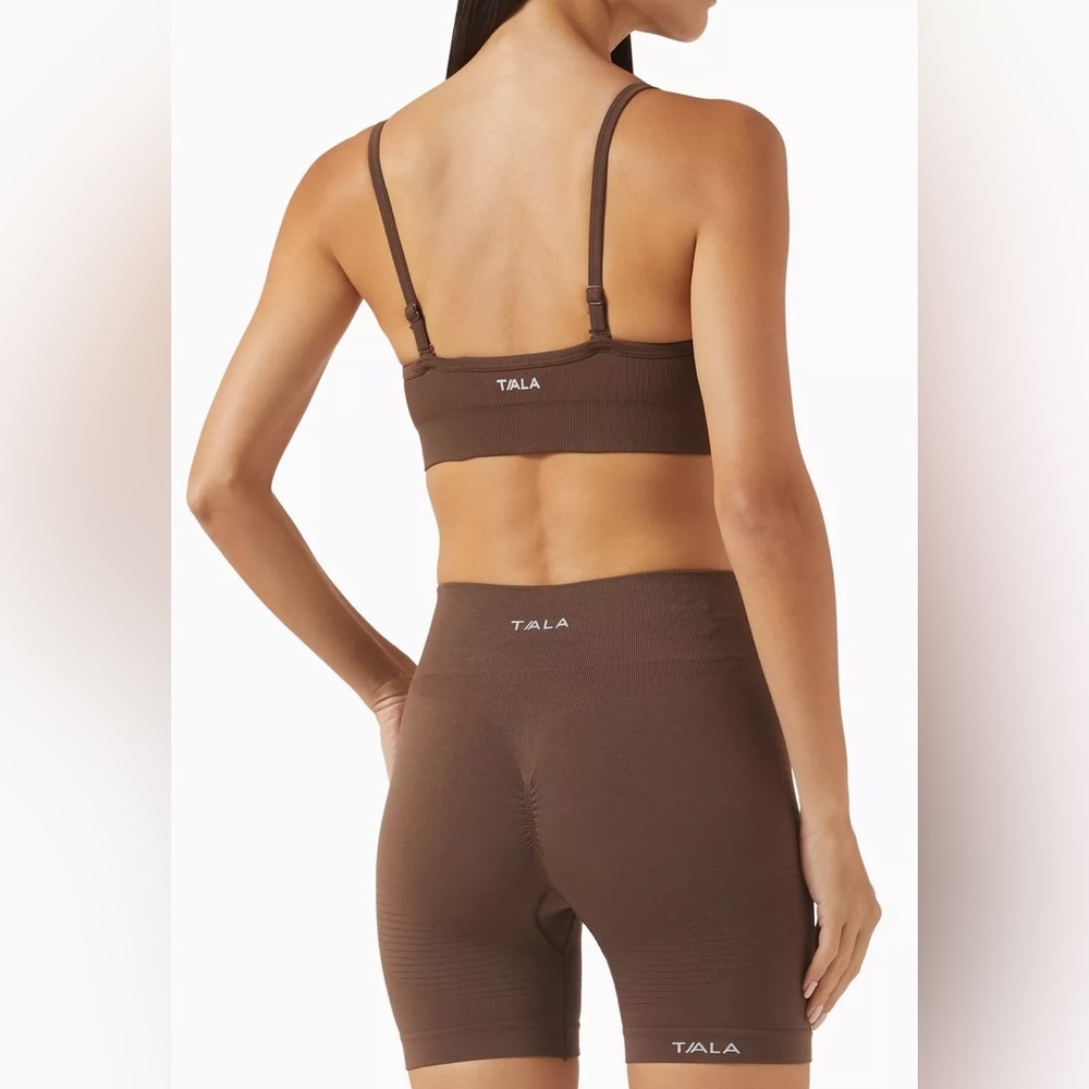 TALA Brown Seamless Athletic shorts